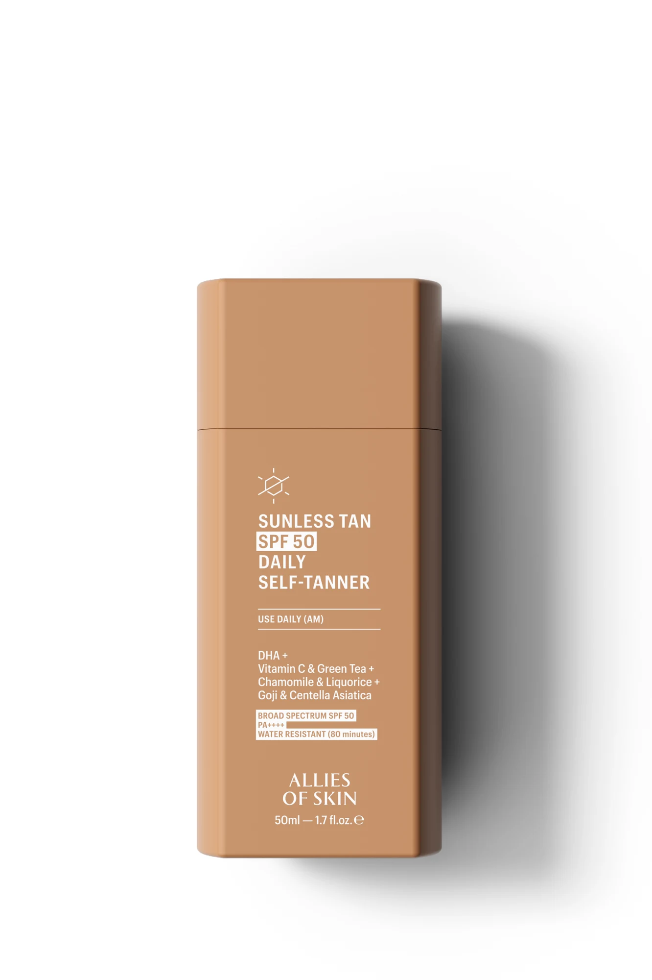 Sunless Tan SPF 50 Sunscreen + Self-Tanner